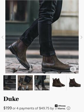 Thursday Boot Company Duke Boots in Olive Brown Suede